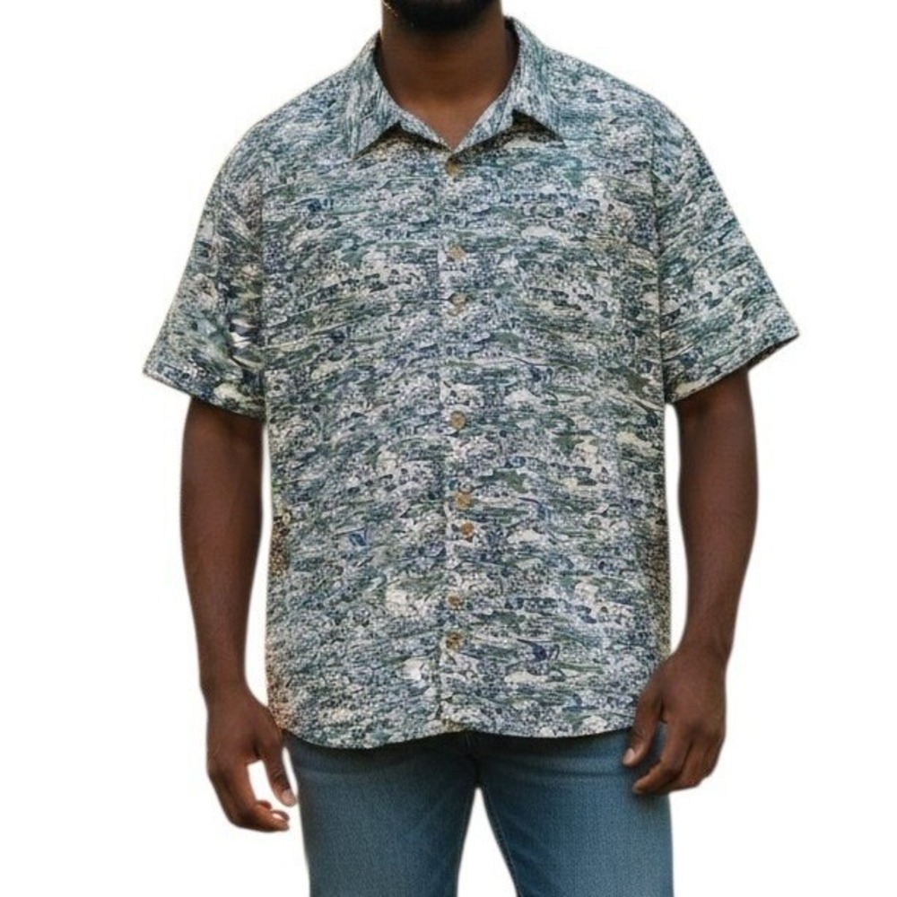 Duluth‎ Trading Co XL Button Down Resort Core Coastal Grandpa Vacation Dadcore